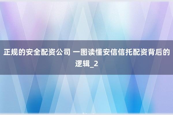 正规的安全配资公司 一图读懂安信信托配资背后的逻辑_2