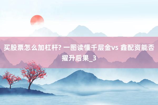 买股票怎么加杠杆? 一图读懂千层金vs 鑫配资能否擢升后果_3