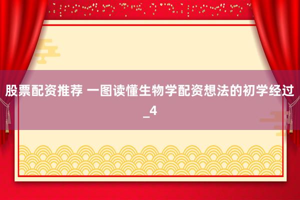 股票配资推荐 一图读懂生物学配资想法的初学经过_4