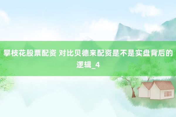 攀枝花股票配资 对比贝德来配资是不是实盘背后的逻辑_4